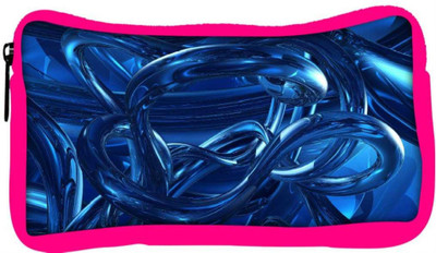 

Snoogg Eco Friendly Canvas Abstracts Dark Blue Designer Student Pen Pencil Case Coin Purse Pouch Cosmetic Makeup Bag (PINK) Pouch(Multicolor)