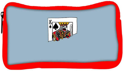 

Snoogg Eco Friendly Canvas The King Ripped In Half Designer Student Pen Pencil Case Coin Purse Pouch Cosmetic Makeup Bag (RED) Pouch(Multicolor)