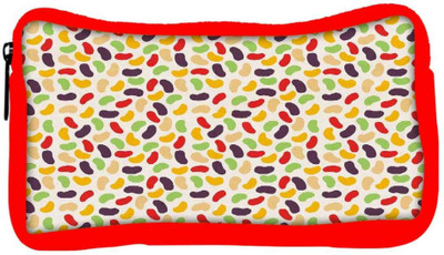 

Snoogg Eco Friendly Canvas Gloss Candy Pattern Student Pen Pencil Case Coin Purse Pouch Cosmetic Makeup Bag (RED) Pouch(Multicolor)