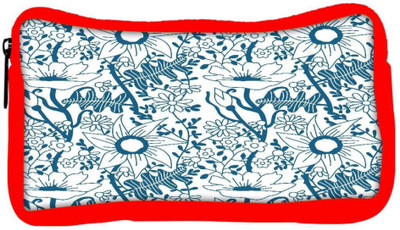 

Snoogg Eco Friendly Canvas Seamless Texture With Flowers And Butterflies Endless Floral Pattern Student Pen Pencil Case Coin Purse Pouch Cosmetic Makeup Bag (RED) Pouch(Multicolor)