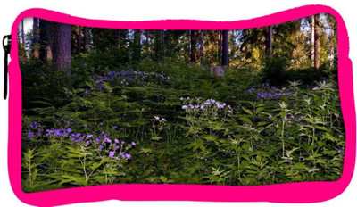 

Snoogg Eco Friendly Canvas Green And Purple Plants Designer Student Pen Pencil Case Coin Purse Pouch Cosmetic Makeup Bag (PINK) Pouch(Multicolor)