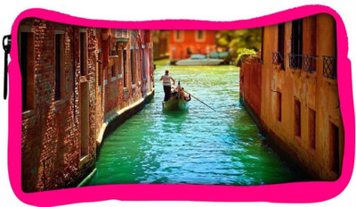 

Snoogg Eco Friendly Canvas Small Boat Designer Student Pen Pencil Case Coin Purse Pouch Cosmetic Makeup Bag (PINK) Pouch(Multicolor)