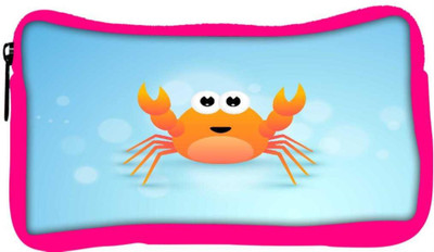 

Snoogg Eco Friendly Canvas Cute Cartoon Of Crab Student Pen Pencil Case Coin Purse Pouch Cosmetic Makeup Bag (PINK) Pouch(Multicolor)