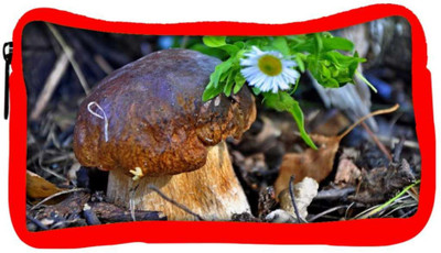 

Snoogg Eco Friendly Canvas Little Mushroom Designer Student Pen Pencil Case Coin Purse Pouch Cosmetic Makeup Bag (RED) Pouch(Multicolor)