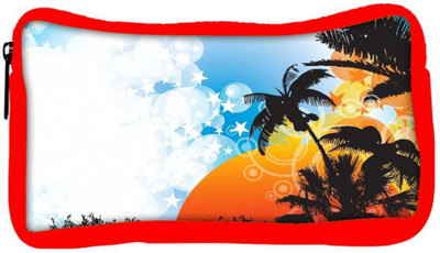

Snoogg Eco Friendly Canvas Tropical Design Student Pen Pencil Case Coin Purse Pouch Cosmetic Makeup Bag (RED) Pouch(Multicolor)