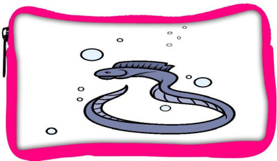 

Snoogg Eco Friendly Canvas Eel Fish Vector Cartoon Illustration Student Pen Pencil Case Coin Purse Pouch Cosmetic Makeup Bag (PINK) Pouch(Multicolor)