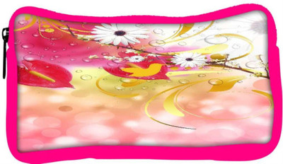 

Snoogg Eco Friendly Canvas Abstract Floral Backgrounds Student Pen Pencil Case Coin Purse Pouch Cosmetic Makeup Bag (PINK) Pouch(Multicolor)