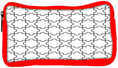 

Snoogg Eco Friendly Canvas Abstract Shape Pattern Designer Student Pen Pencil Case Coin Purse Pouch Cosmetic Makeup Bag (RED) Pouch(Multicolor)