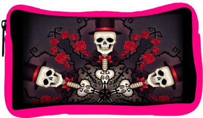 

Snoogg Eco Friendly Canvas Skeletons In Tophats And Roses 2695 Student Pen Pencil Case Coin Purse Pouch Cosmetic Makeup Bag (PINK) Pouch(Multicolor)