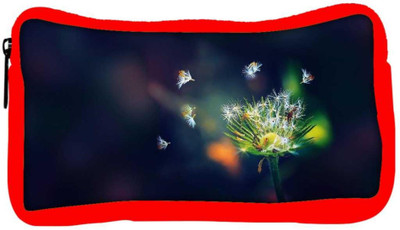 

Snoogg Eco Friendly Canvas Dandelion Photography Designer Student Pen Pencil Case Coin Purse Pouch Cosmetic Makeup Bag (RED) Pouch(Multicolor)