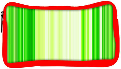 

Snoogg Eco Friendly Canvas Green Strips Designer Student Pen Pencil Case Coin Purse Pouch Cosmetic Makeup Bag (RED) Pouch(Multicolor)