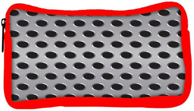 

Snoogg Eco Friendly Canvas Grey Holes Designer Student Pen Pencil Case Coin Purse Pouch Cosmetic Makeup Bag (RED) Pouch(Multicolor)