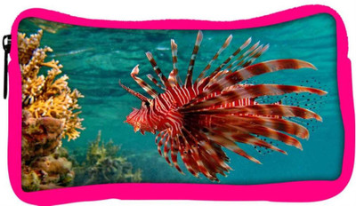 

Snoogg Eco Friendly Canvas Red Fish Designer Student Pen Pencil Case Coin Purse Pouch Cosmetic Makeup Bag (PINK) Pouch(Multicolor)