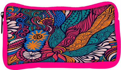 

Snoogg Eco Friendly Canvas Vector Seamless Texture With Abstract Flowers Endless Background Ethnic Sea Student Pen Pencil Case Coin Purse Pouch Cosmetic Makeup Bag (PINK) Pouch(Multicolor)