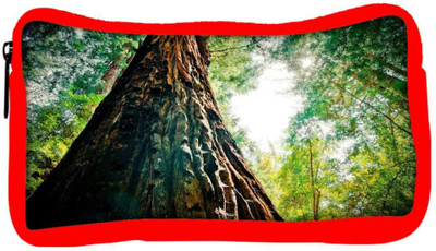 

Snoogg Eco Friendly Canvas Huge Tree Designer Student Pen Pencil Case Coin Purse Pouch Cosmetic Makeup Bag (RED) Pouch(Multicolor)