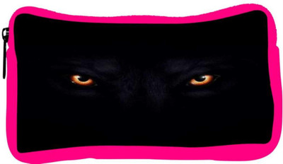 

Snoogg Eco Friendly Canvas Lion Eyes Dark Black Student Pen Pencil Case Coin Purse Pouch Cosmetic Makeup Bag (PINK) Pouch(Multicolor)