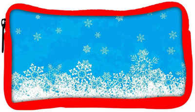 

Snoogg Eco Friendly Canvas White And Blue Abstract Designer Student Pen Pencil Case Coin Purse Pouch Cosmetic Makeup Bag (RED) Pouch(Multicolor)