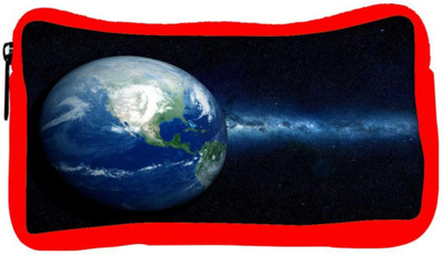 

Snoogg Eco Friendly Canvas Earth North America Student Pen Pencil Case Coin Purse Pouch Cosmetic Makeup Bag (RED) Pouch(Multicolor)