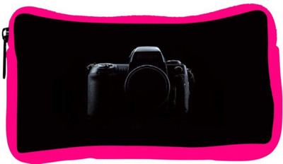 

Snoogg Eco Friendly Canvas Nikon Camera Designer Student Pen Pencil Case Coin Purse Pouch Cosmetic Makeup Bag (PINK) Pouch(Multicolor)