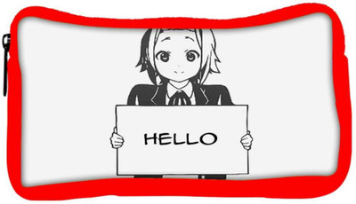 

Snoogg Eco Friendly Canvas Anime Hello Student Pen Pencil Case Coin Purse Pouch Cosmetic Makeup Bag (RED) Pouch(Multicolor)