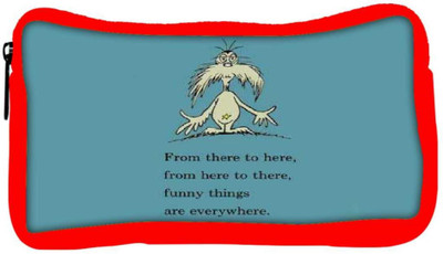 

Snoogg Eco Friendly Canvas Funny Thing Everywhere Student Pen Pencil Case Coin Purse Pouch Cosmetic Makeup Bag (RED) Pouch(Multicolor)