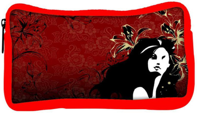 

Snoogg Eco Friendly Canvas Red Orchid Designer Student Pen Pencil Case Coin Purse Pouch Cosmetic Makeup Bag (RED) Pouch(Multicolor)