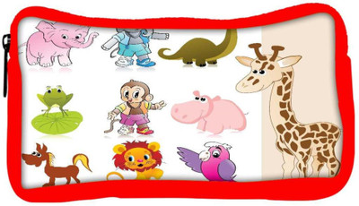 

Snoogg Eco Friendly Canvas Set Of Animal With Background Student Pen Pencil Case Coin Purse Pouch Cosmetic Makeup Bag (RED) Pouch(Multicolor)