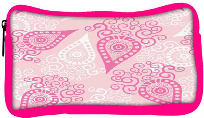 

Snoogg Eco Friendly Canvas Pink Pattern Designer Student Pen Pencil Case Coin Purse Pouch Cosmetic Makeup Bag (PINK) Pouch(Multicolor)
