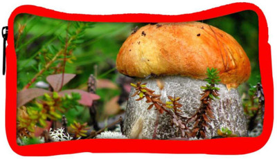 

Snoogg Eco Friendly Canvas Orange Mushroom Designer Student Pen Pencil Case Coin Purse Pouch Cosmetic Makeup Bag (RED) Pouch(Multicolor)
