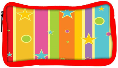 

Snoogg Eco Friendly Canvas Abstract Christmas Strings Designer Student Pen Pencil Case Coin Purse Pouch Cosmetic Makeup Bag (RED) Pouch(Multicolor)