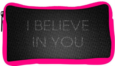 

Snoogg Eco Friendly Canvas I Believe In You Designer Student Pen Pencil Case Coin Purse Pouch Cosmetic Makeup Bag (PINK) Pouch(Multicolor)
