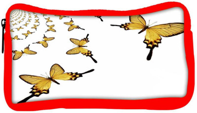 

Snoogg Eco Friendly Canvas Kaleidoscopic Butterflies Student Pen Pencil Case Coin Purse Pouch Cosmetic Makeup Bag (RED) Pouch(Multicolor)