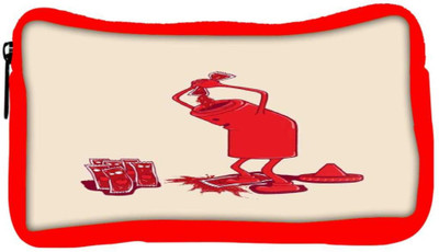 

Snoogg Eco Friendly Canvas Ketchup 2875 Student Pen Pencil Case Coin Purse Pouch Cosmetic Makeup Bag (RED) Pouch(Multicolor)
