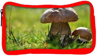 

Snoogg Eco Friendly Canvas Tiny Mushroom Designer Student Pen Pencil Case Coin Purse Pouch Cosmetic Makeup Bag (RED) Pouch(Multicolor)