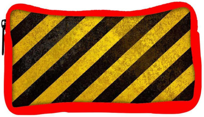 

Snoogg Eco Friendly Canvas Yellow Strips Design Designer Student Pen Pencil Case Coin Purse Pouch Cosmetic Makeup Bag (RED) Pouch(Multicolor)