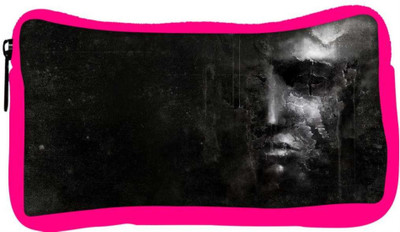 

Snoogg Eco Friendly Canvas Crying Face Designer Student Pen Pencil Case Coin Purse Pouch Cosmetic Makeup Bag (PINK) Pouch(Multicolor)