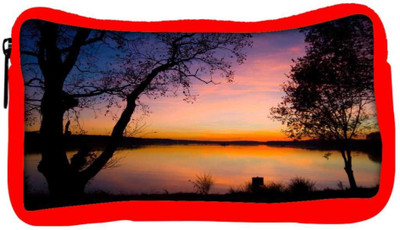 

Snoogg Eco Friendly Canvas Trees At Night Designer Student Pen Pencil Case Coin Purse Pouch Cosmetic Makeup Bag (RED) Pouch(Multicolor)