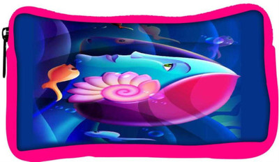 

Snoogg Eco Friendly Canvas Mermaid Head 2879 Student Pen Pencil Case Coin Purse Pouch Cosmetic Makeup Bag (PINK) Pouch(Multicolor)