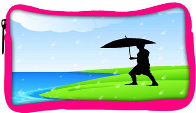 

Snoogg Eco Friendly Canvas Abstract Rainy Season Background With Silhouette Of A Man Holding Umbrella Student Pen Pencil Case Coin Purse Pouch Cosmetic Makeup Bag (PINK) Pouch(Multicolor)