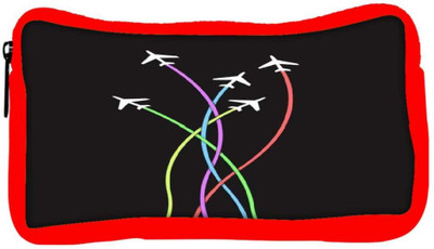 

Snoogg Eco Friendly Canvas Airplane Minimal Flying 2399 Student Pen Pencil Case Coin Purse Pouch Cosmetic Makeup Bag (RED) Pouch(Multicolor)