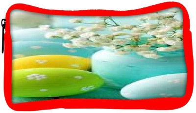 

Snoogg Eco Friendly Canvas Colorful Egg Designer Student Pen Pencil Case Coin Purse Pouch Cosmetic Makeup Bag (RED) Pouch(Multicolor)