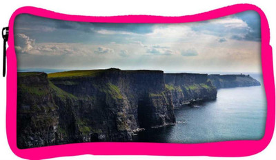 

Snoogg Eco Friendly Canvas Mountains Attached To The Ocean Designer Student Pen Pencil Case Coin Purse Pouch Cosmetic Makeup Bag (PINK) Pouch(Multicolor)