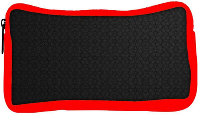 

Snoogg Eco Friendly Canvas Black Wall Pattern Design Designer Student Pen Pencil Case Coin Purse Pouch Cosmetic Makeup Bag (RED) Pouch(Multicolor)