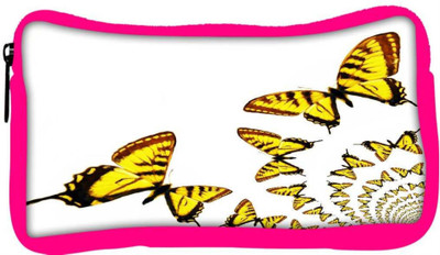 

Snoogg Eco Friendly Canvas Kaleidoscopic Butterflies Student Pen Pencil Case Coin Purse Pouch Cosmetic Makeup Bag (PINK) Pouch(Multicolor)