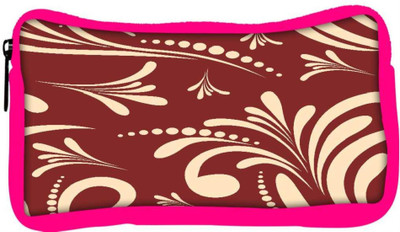 

Snoogg Eco Friendly Canvas Seamless Floral Pattern Abstract Background Student Pen Pencil Case Coin Purse Pouch Cosmetic Makeup Bag (PINK) Pouch(Multicolor)