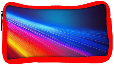 

Snoogg Eco Friendly Canvas Multicolor Pathway Designer Student Pen Pencil Case Coin Purse Pouch Cosmetic Makeup Bag (RED) Pouch(Multicolor)