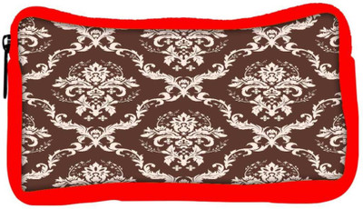 

Snoogg Eco Friendly Canvas Brown Pattern Designer Student Pen Pencil Case Coin Purse Pouch Cosmetic Makeup Bag (RED) Pouch(Multicolor)