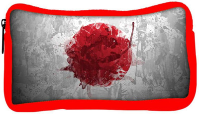 

Snoogg Eco Friendly Canvas Japan Flag Designer Student Pen Pencil Case Coin Purse Pouch Cosmetic Makeup Bag (RED) Pouch(Multicolor)