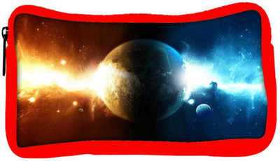 

Snoogg Eco Friendly Canvas Powers Of Earth Designer Student Pen Pencil Case Coin Purse Pouch Cosmetic Makeup Bag (RED) Pouch(Multicolor)