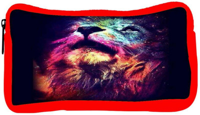 

Snoogg Eco Friendly Canvas Neon Lion Student Pen Pencil Case Coin Purse Pouch Cosmetic Makeup Bag (RED) Pouch(Multicolor)